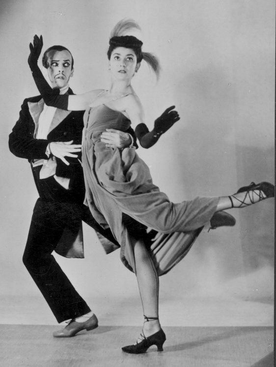 With Margot Fonteyn in Façade, 1936.