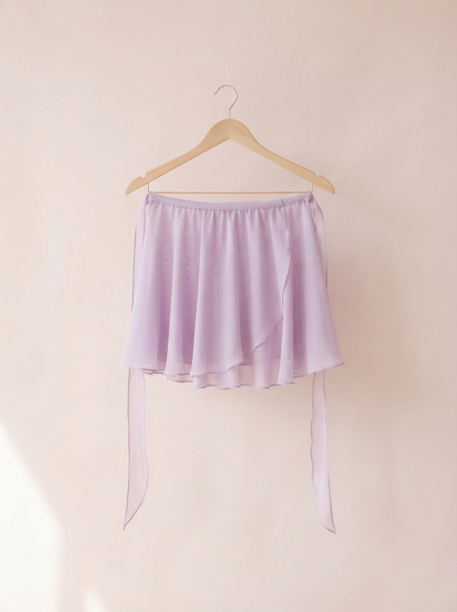 Georgette wrap skirt